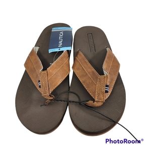 Nautica Clarkson 2, mens size 9  flip flops, New with tags